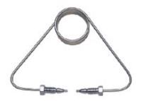 Vici Valco Probenschleife 15 μl, UW-Typ Valve, 1/16" Ende, mit Nut und Ferrule, 316 Edelstahl