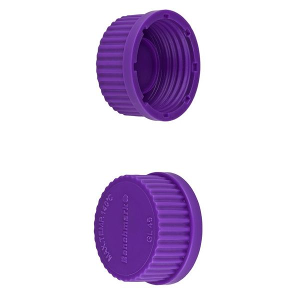 Microsolv Screw Cap purple, for MP Bottle GL45 Closed w/o Liner, 10 pc/PAK
