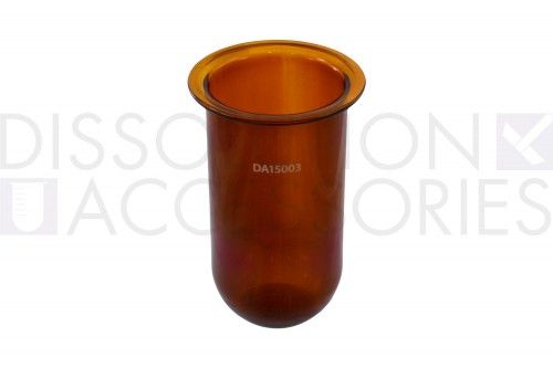 Dissolution Accessories Gefäß, Boro 3.3, braun, 250 ml, Erweka