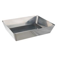 Product Image of Photographic dish LxBxH: 560/500x385/330x100mm, 18/10 Steel