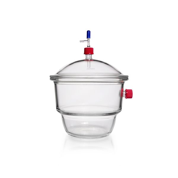 Duran Group DURAN Desiccator with screw thread in lid and base, with stopcock, DN 300