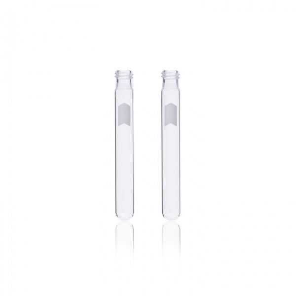 DWK Kimble Zentrifugenröhrchen, Glas, klar, 15 ml, mit glattem Rand, konischer Boden, ohne Kappe, unsteril, 125 St/Pkg