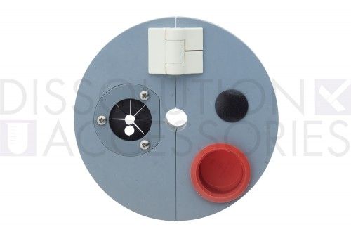 Dissolution Accessories Gefäßdeckel, aufklappbar, für Agilent 708/709-DS kompatibel