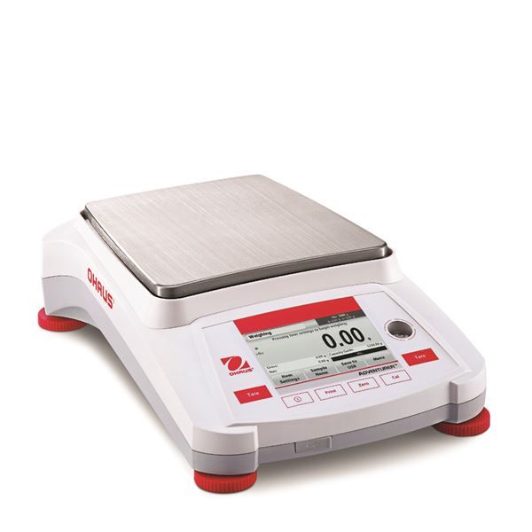 Ohaus Precision Scale Adventurer, AX8201, Readability (Certified) 0.1g, Maximum Capacity 8200g
