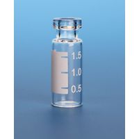 Product Image of 2.0 ml Clear Vial, 12x32 mm with White Graduated Spot, 11 mm Crimp, 10 x 100 pc/PAK