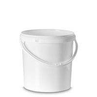 Product Image of Temper evident Bucket with Plastic Handle, without Cover, without UN-App., 10 l, 262,5 mm, Ø: 266 mm, 48 pc/PAK