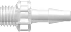 Dissolution Accessories 1/4-28 UNF Gewinde mit 5/16'' Hex zu klassische Barb, für 1/8'' (3,2 mm ID) ID Schlauch, 10 St/Pkg