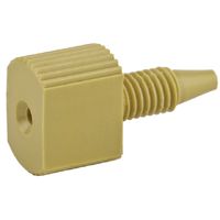 Product Image of Tubing Connector Fittings CombiHead Flat Yellow PEEK, ARE-Applied Research brand, 10 pc/PAK