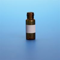 Product Image of 300 µl Amber R.A.M, Interlocked Vial with Insert, 12x32 mm 9 mm Thread with White Marking Spot, 100 pc/PAK
