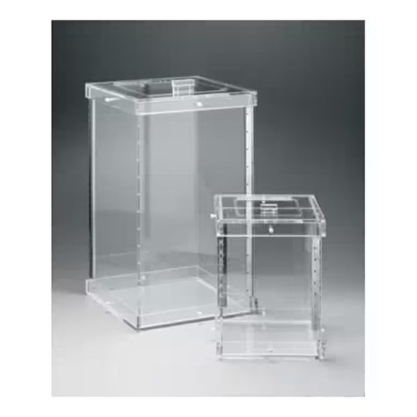 Nalgene Thermo Scientific Beta radiation protection rack, acrylic, for large waste containers, 20 L