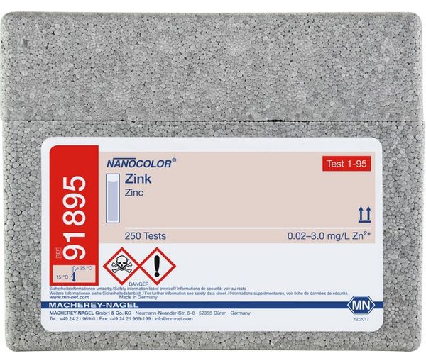 Macherey-Nagel Rechteckküvettentest NANOCOLOR Zink