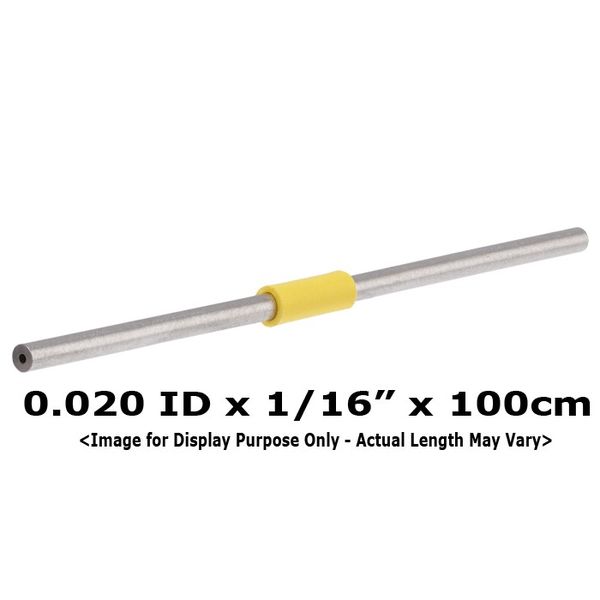 Applied Research Europe Schlauch, Edelstahl, vorgeschnitten, 0,020 ID, 1/16 OD, HPLC-Qualität, gelbes Band, 100cm lang, 1 St/Pkg