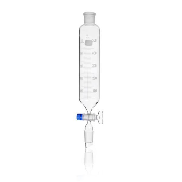 Duran Group DURAN Tropftrichter, zylindrisch, mit Teilung, NS-Kern 29/32, NS-Hahn u. Hahnsicherung, 500 ml