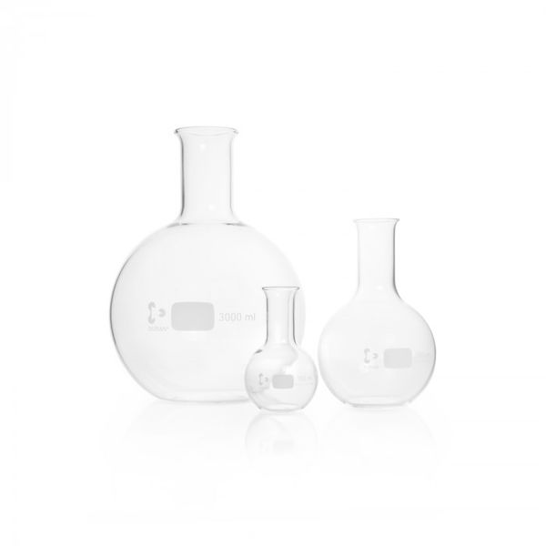 Duran Group Flat bottom flask/DURAN, 5000 ml narrow neck, beaded rim