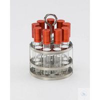 Reagenzglas-Einsatzgestell test tubes für 9 Reagenzgläser