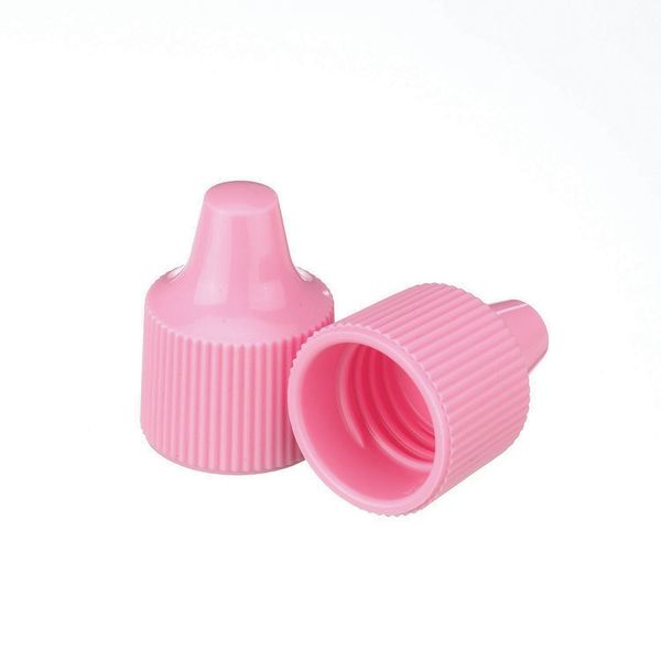 DWK Wheaton Pink PP cap for dropper bottle tip 15 mm and 7-15 ml dropper bottles, size 15-415, 1000 pc/PAK