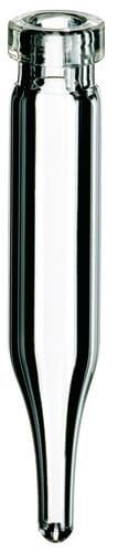 Avantor Crimp top micro-vial, clear Glass, 1. hydrolytic Class, 0.7 ml, ND8, conical Bottom, 1000 pc/PAK