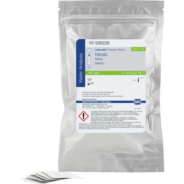 Macherey-Nagel Reagenzien VISOCOLOR Powder Pillows Nitrat, 100 Tests