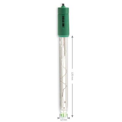 HANNA Instruments Deutschland GmbH pH-Elektrode, Glas, nachfüllbar, Diaphragma: einfach, BNC Stecker, für