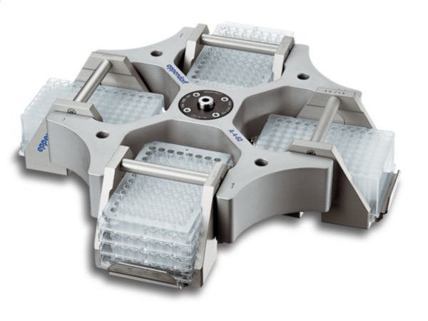 Eppendorf Swing-bucket rotor A-4-62-MPT, incl. 4 microtiter plate hangers, for centrifuge 5810/5810 R