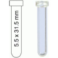 Product Image of 0.3 mL Crimp Neck Micro-Vial N 8 outer diameter: 5.5 mm, outer height: 31.5 mm clear