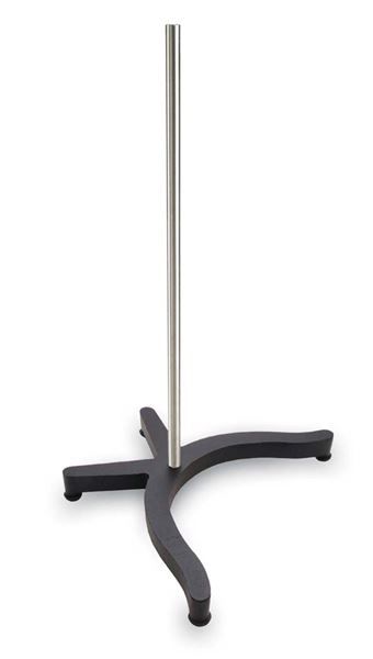 Ohaus Stativfuß,CLR-STRODC152, mit Stange, Edelstahl, 305x419x1524mm
