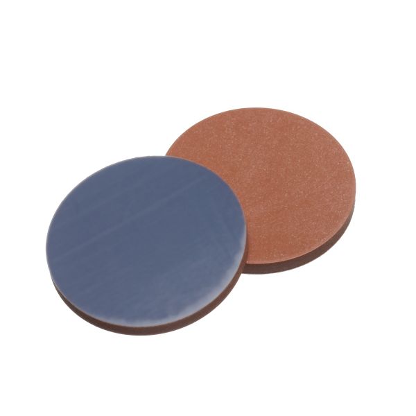 Altmann Analytik Septum, ND13, 12 mm Durchmesser, Butyl rot/PTFE grau, 1,3mm, 10 x 100 Stück