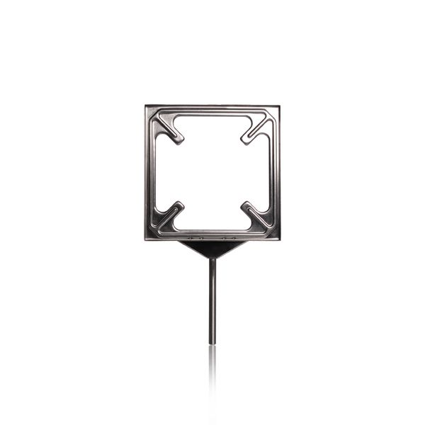 Duran Group Plate holder/chromium-nickel steel, for platform 155x155 mm size, 5 pc/PAK