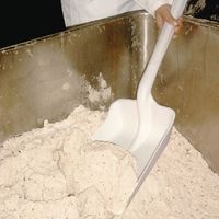 Product Image of Shovel for foodstuffs, PP white, WxDxL 28x36x111cm