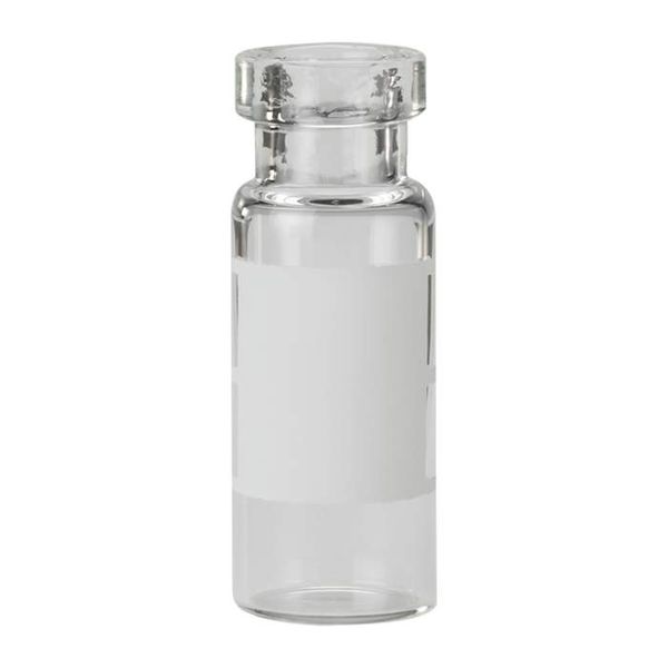 PerkinElmer Bördel-/Rollrandfläschchen, 11 mm, 2 mL, mit Schreibfeld und Fülllinien, 100 St/Pkg