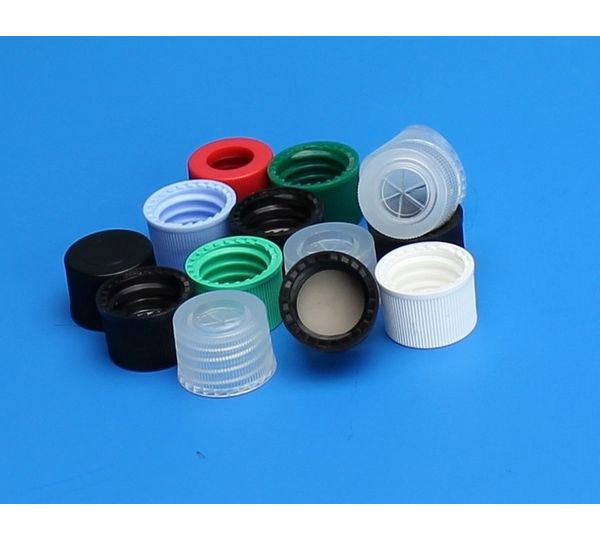 JG Finneran 10-425 mm Blue, Polypropylene Open Hole Cap, 10 x 100 pc/PAK