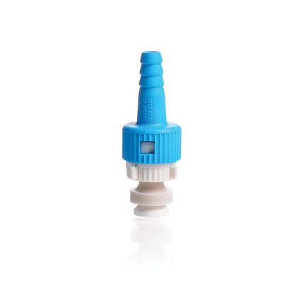 Duran Group KECK Suction connectors, AS M8, complete with tubing parts 9 mm, 10 pc/PAK