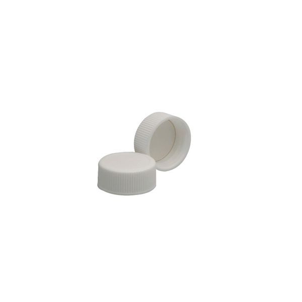 DWK Wheaton Schraubkappe, PP, weiß, PTFE/PE-Einlage, Größe 20-400, 144 St/Pkg