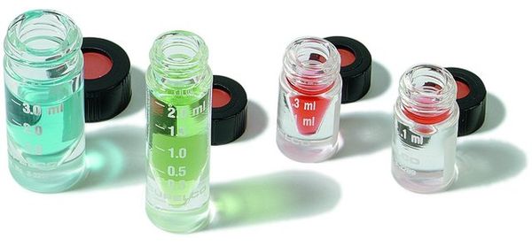 Supelco 10ml Mikro-Reaktionsgefäß, klar, mit Lochkappe, 12 St/Pkg
