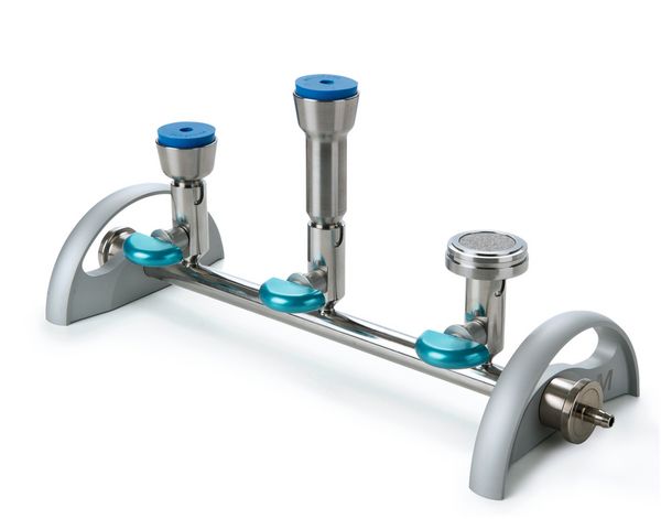 Millipore EZ-Fit Basisleiste für 3 Filterhalter, Edelstahl
