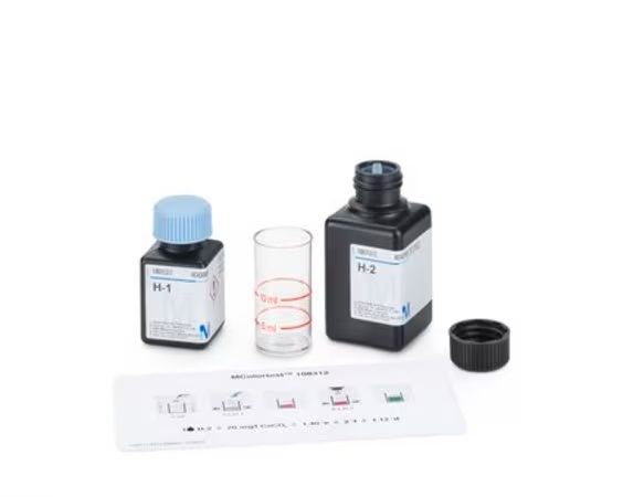 Merck Gesamthärte-Test Methode: titrimetrisch mit Tropfflasche Aquamerck, 200 Tests