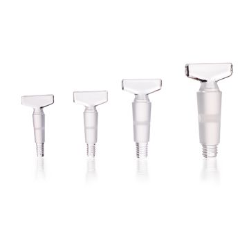 Duran Group DURAN Stopcock keys with groove, ground, bore 8 mm, NS 24, 25 pc/PAK