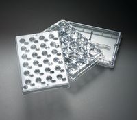 Millipore Auffangplattensatz, 24-Well, Millicell, mit Einsatz und Deckel, klar, steril, 5 St/Pkg