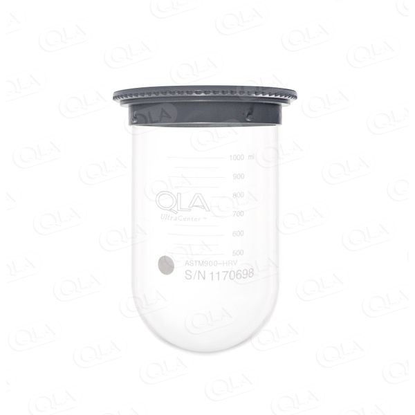 QLA Glasgefäß, UltraCenter Präzisionsglas, 1000 ml, klar, Easi-Lock, für Hanson Vision, Serialized