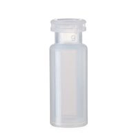 Product Image of SureSTART 2 ml Snap Plastic Microvial, Level 1, clear PP, 1 ml Insert, Flaat Bottom, 100 pc/PAK