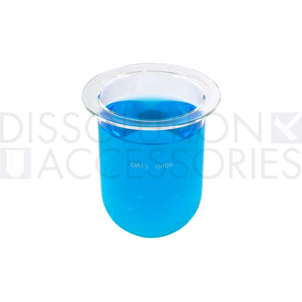 Dissolution Accessories Vessel, Boro 3.3, clear, 500 ml, non-graduated, Erweka