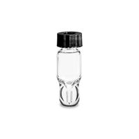 Product Image of Screw Neck Total Recovery Vial, LCGC Certified, Clear Glass, 1 ml, 12 x 32 mm, with black Cap and PTFE Septum, 100 pc/PAK