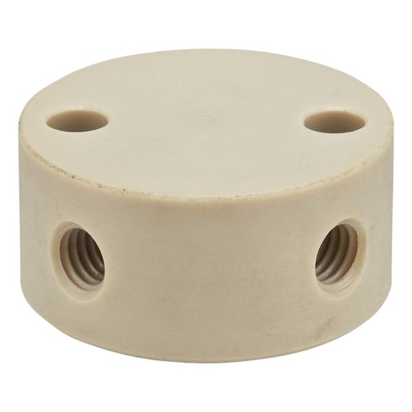 Microsolv Cross, PEEK, High Pressure, 10-32 Scew Thread, Bore 0.75 mm, round, internal X Flow Pattern, 10 pc/PAK