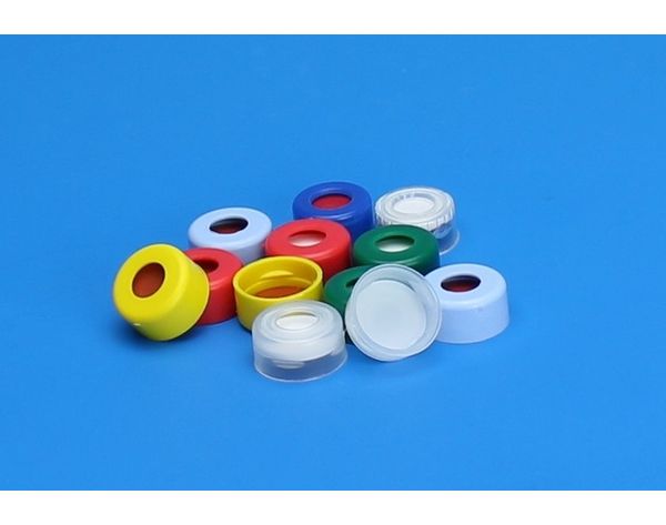 JG Finneran 11 mm Clear Snap Cap Seal with molded Septum, 10 x 100 pc/PAK