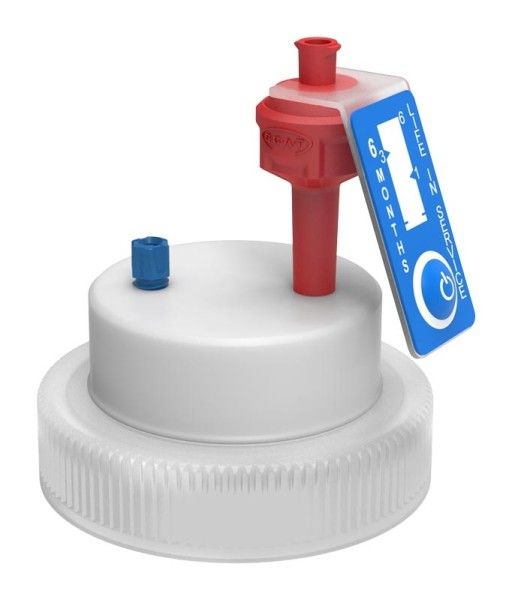 SCAT Safety Cap I, B63, 1 x Belüftungsventil, 1 x Wechselanzeige, inklusive Fittinge