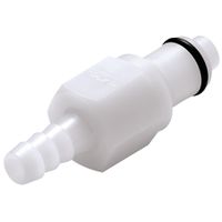 Product Image of CPC coupling, POM, male, w/ valve, nozzle Ø 6,5 mm
