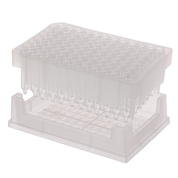 Microsolv 96 Well Plate, U-2D, Base Plate with 96 x 1 ml Inserts in Rack