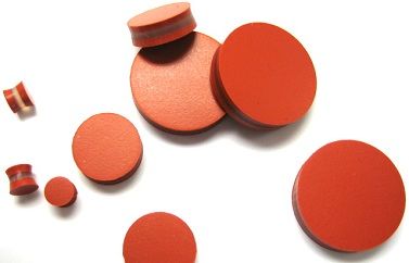 Hamilton 3-Layer GC-Septa, 200°C, laminierter Silikonkautschuk, ø 14.27 mm, 3.81 mm dick, 12 St/Pkg