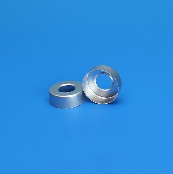 JG Finneran 20 mm Silver Aluminum Seal, No Septa, 1000 pc/PAK