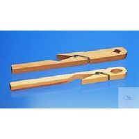 Reagenzglashalter/Holz, groß bis 30mm D. mit Drahtfeder